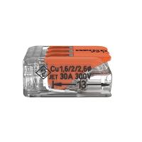 Conector Emenda Compacto Wago 221-613 - 3 Pólos Até 6mm² - 5