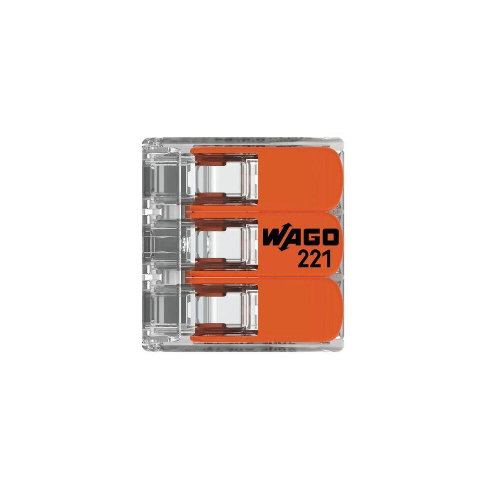 40 Conectores Automático 221-613 Até 6,0mm 3 Polos 41a - Wago - 4