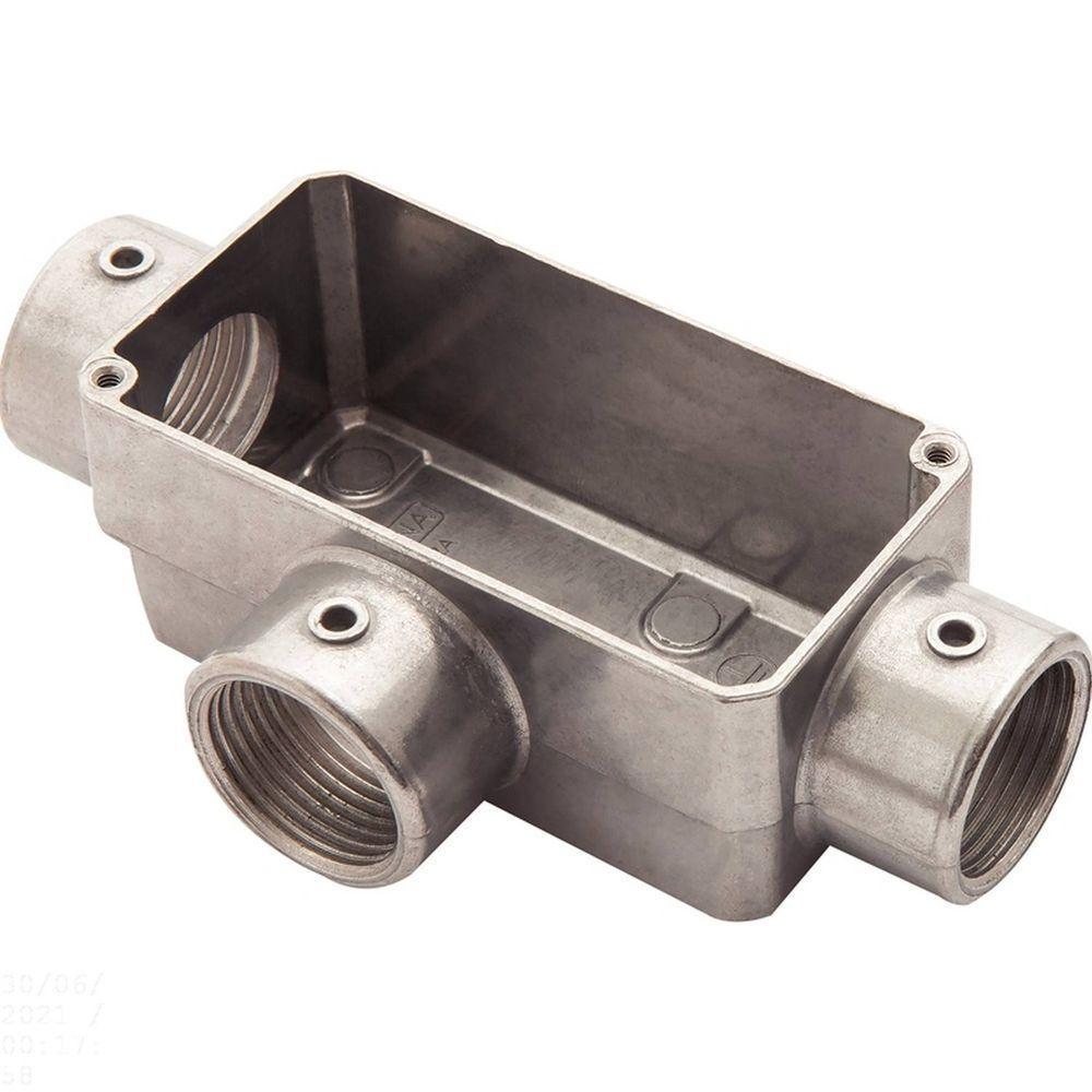 Condulete Fixo 1" Tipo "t" - Sem Tampa / Rosca Bsp / Sem Pintura Tramontina - 1