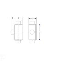 Condulete Fixo 1" Tipo "t" - Sem Tampa / Rosca Bsp / Sem Pintura Tramontina - 2