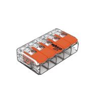 Conector Emenda Compacto Wago 221-615 - 5 Pólos Até 6mm² - 1