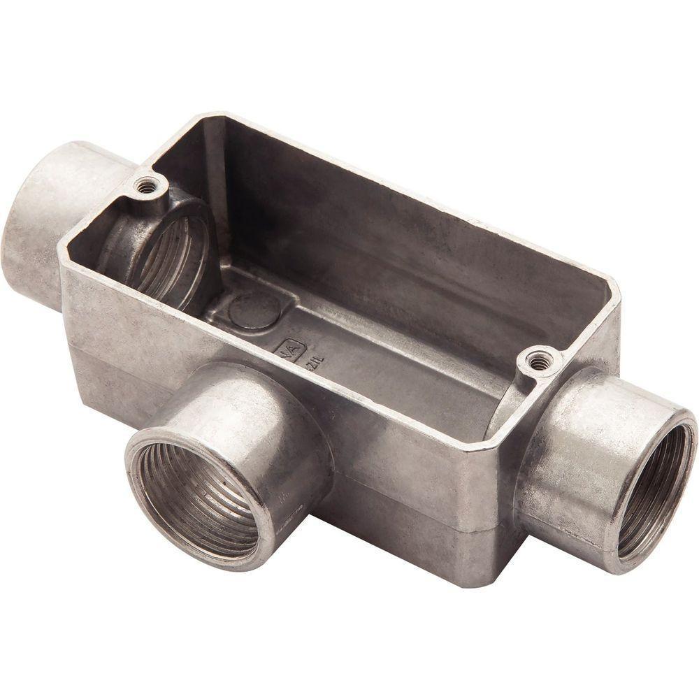 Condulete Fixo 1/2" Tipo "t" - Sem Tampa / Rosca Bsp / Sem Pintura Tramontina - 1