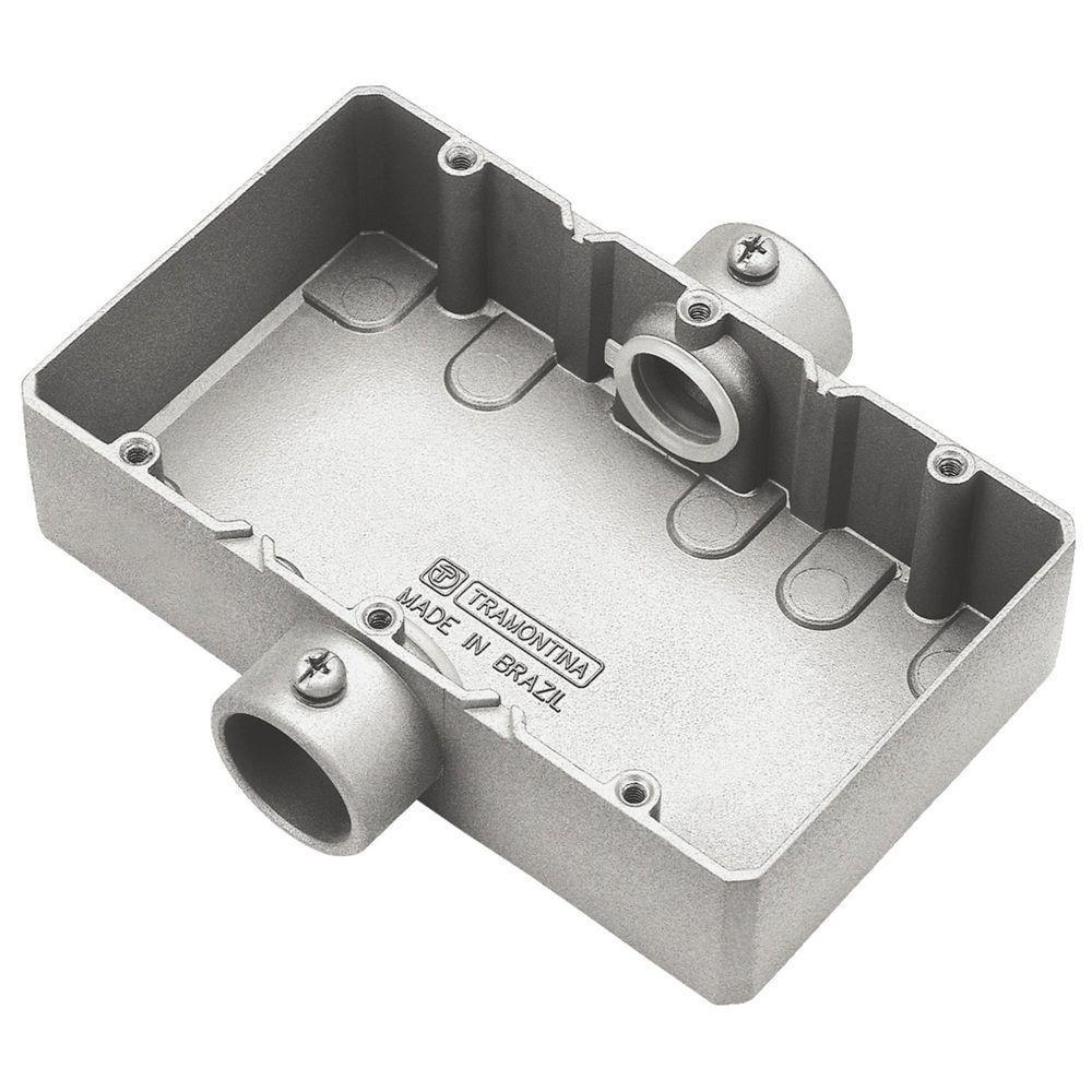 Condulete Triplo 3/4" Tipo "ct" - Sem Tampa / Sem Rosca / Com Pintura Eletrostática A Pó Tramontina - 2