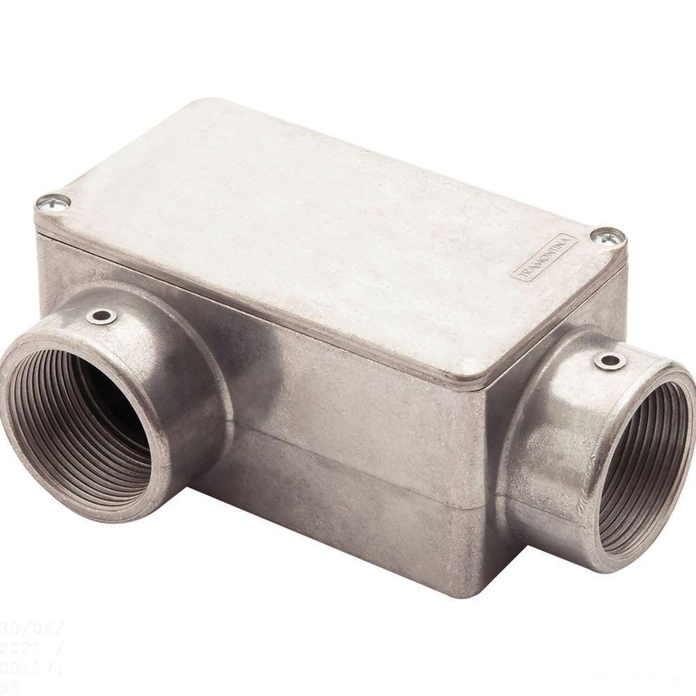 Condulete Fixo 1.1/2" Tipo "lr" - Com Tampa / Rosca Bsp / Sem Pintura Tramontina - 1