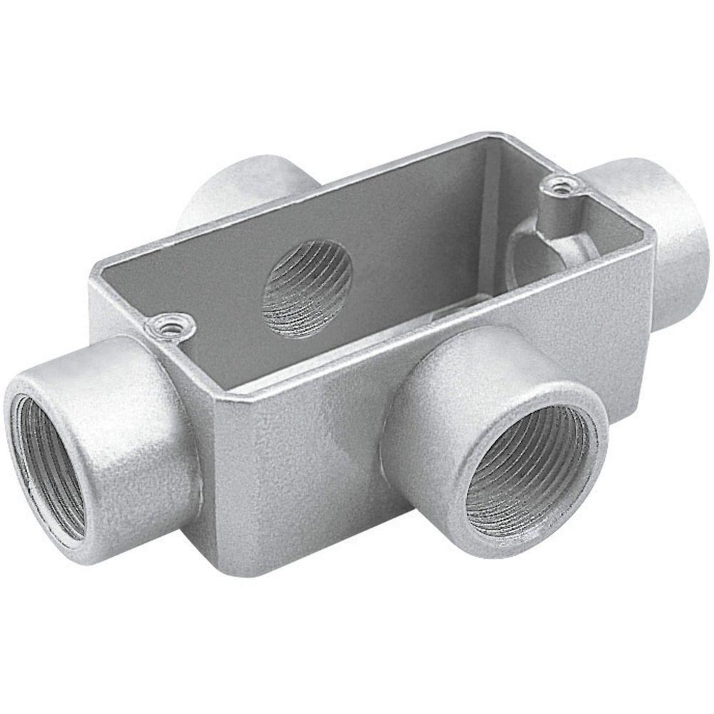 Condulete Fixo 2" Tipo "x" - Com Tampa / Sem Rosca / Sem Pintura Tramontina - 2