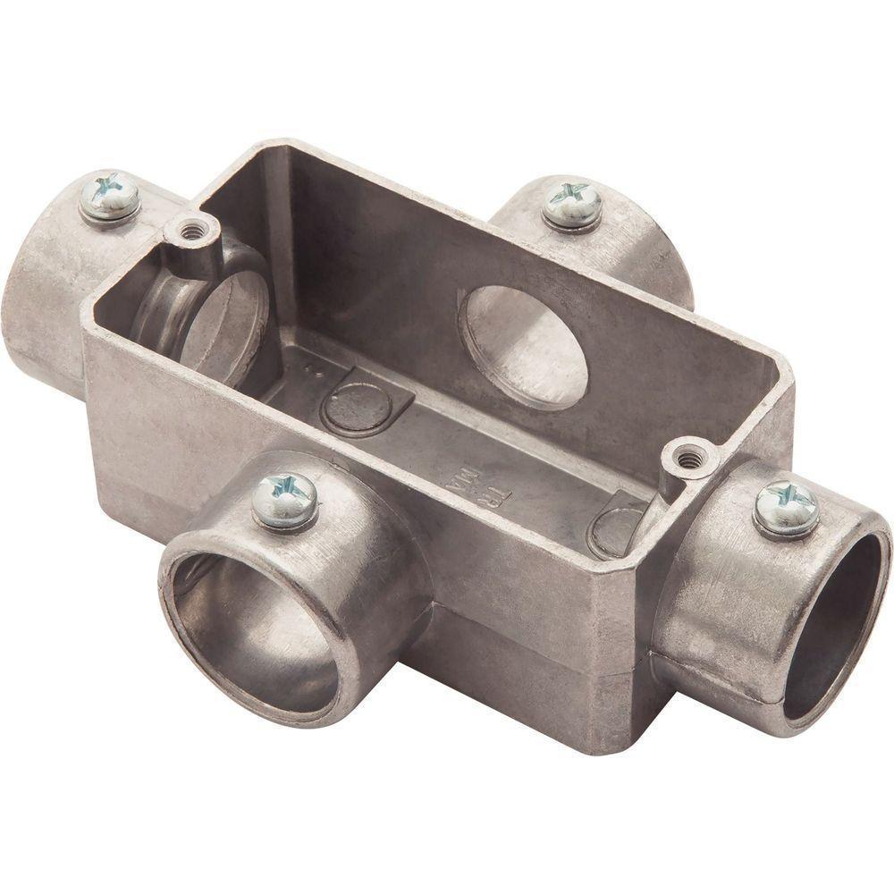 Condulete Fixo 1/2" Tipo "x" - Sem Tampa / Sem Rosca / Sem Pintura Tramontina - 1