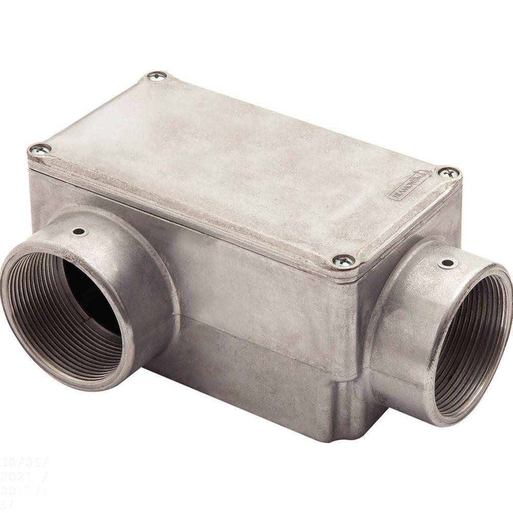 Condulete Fixo 2" Tipo "lr" - Com Tampa / Rosca Bsp / Sem Pintura Tramontina - 1