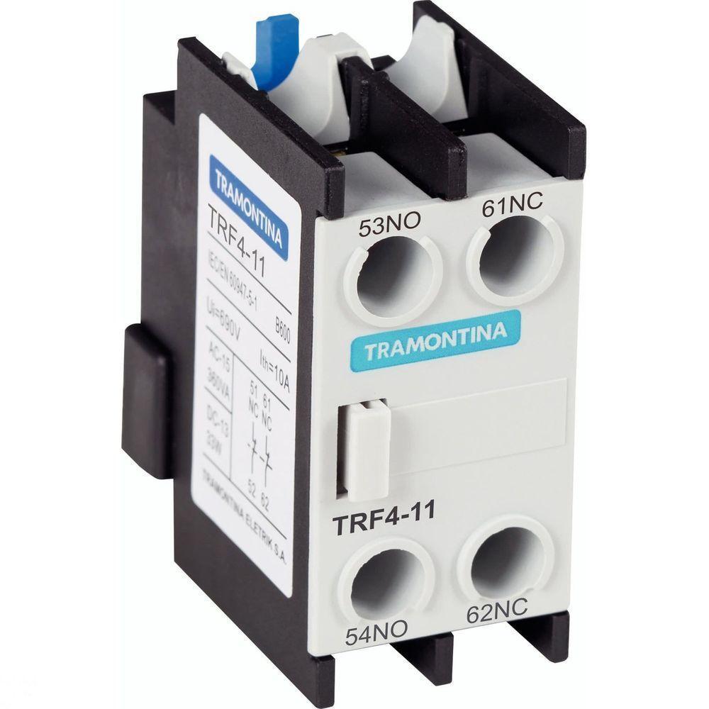 Contato Auxiliar Frontal Para Contator Tramontina Trf4-11 1nf+1na Tramontina - 1