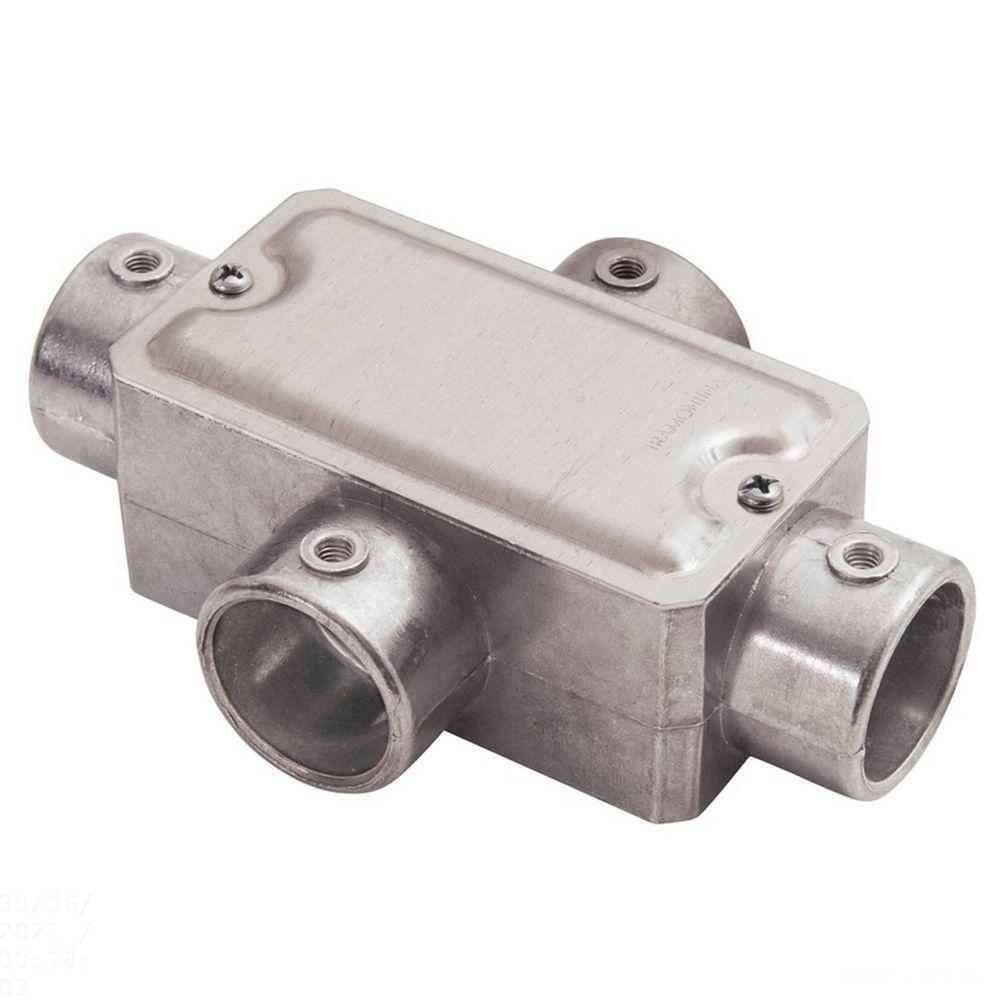 Condulete Fixo 3/4" Tipo "x" - Com Tampa / Sem Rosca / Sem Pintura Tramontina - 1