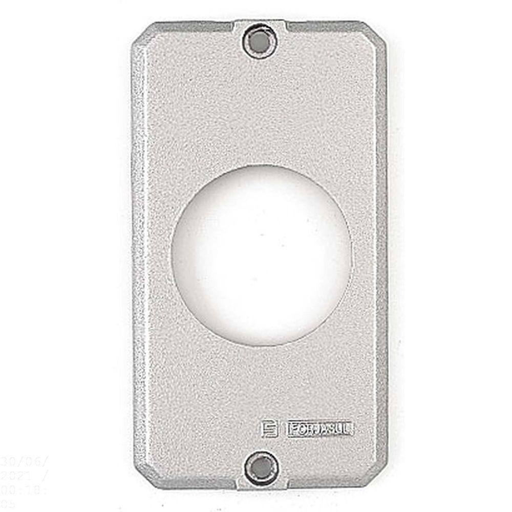 Tampa Para Condulete 1/2" E 3/4" Com 1 Posto Redondo Tramontina - 1