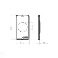 Tampa Para Condulete 1/2" E 3/4" Com 1 Posto Redondo Tramontina - 2