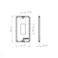 Tampa Para Condulete 1/2" E 3/4" Com 1 Posto Redondo Tramontina - 3