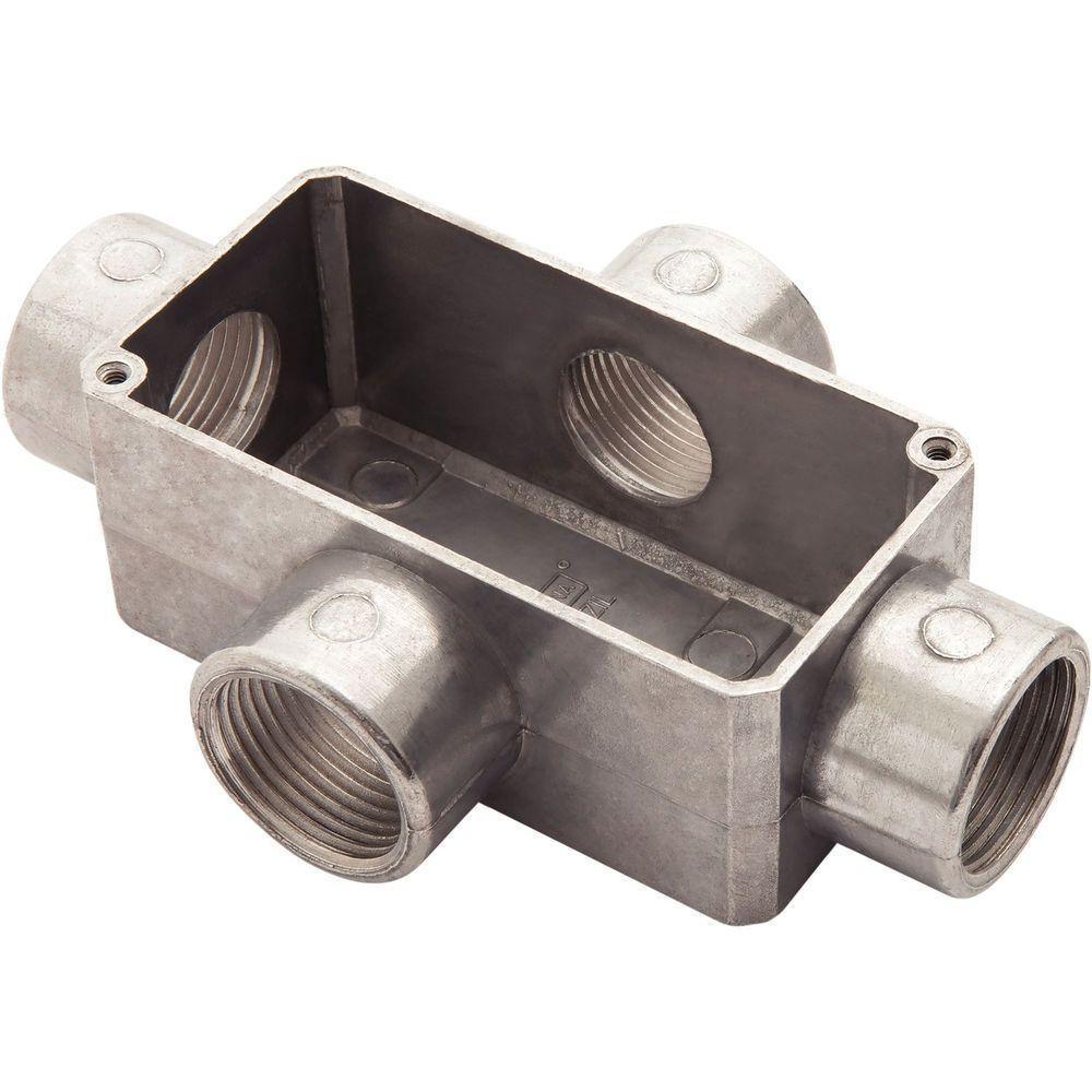 Condulete Fixo 1" Tipo "x" - Sem Tampa / Rosca Bsp / Sem Pintura Tramontina - 1