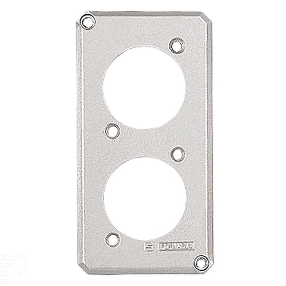 Tampa Para Condulete 1" Com 2 Posto Redondo Tramontina - 1