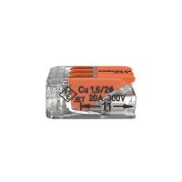 3 Conectores Emenda 4mm 3 Polos 221-413 - Wago - 6