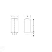 Condulete Fixo 3/4" Tipo "e" - Sem Tampa / Sem Rosca / Sem Pintura Tramontina - 2