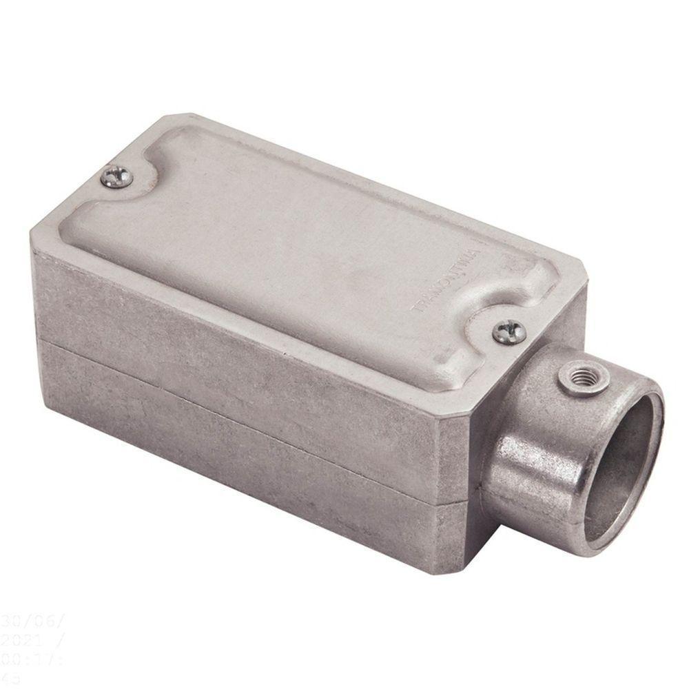 Condulete Fixo 3/4" Tipo "e" - Com Tampa / Sem Rosca / Sem Pintura Tramontina - 1