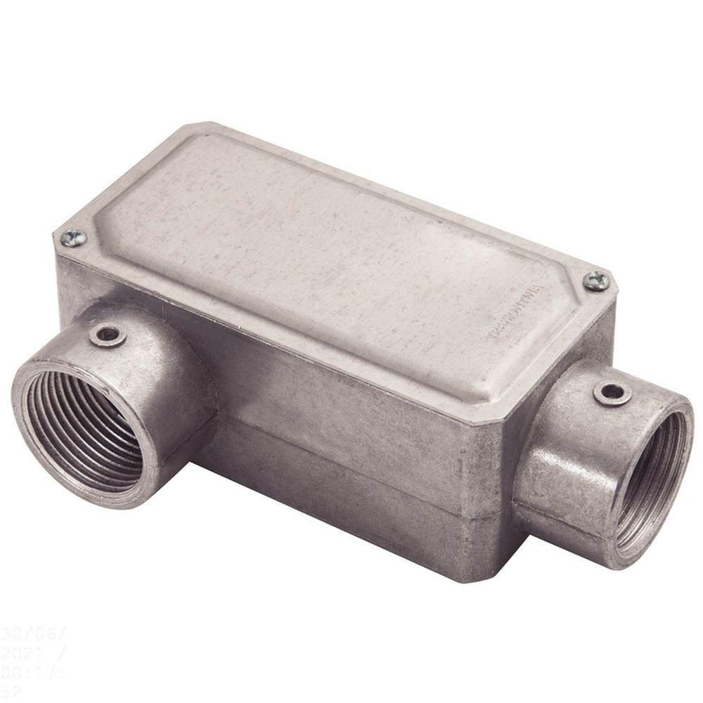 Condulete Fixo 1" Tipo "lr" - Com Tampa / Rosca Bsp / Sem Pintura Tramontina - 1