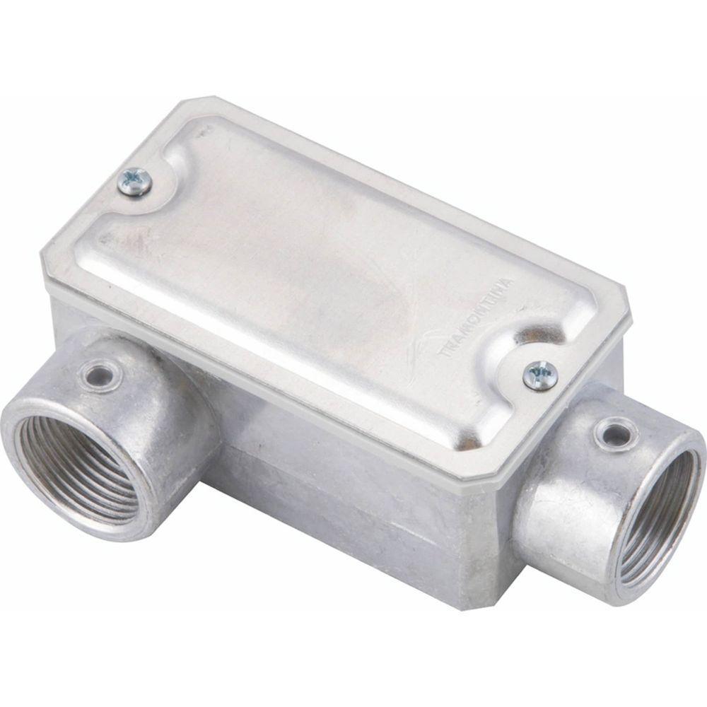 Condulete Fixo 1" Tipo "lr" - Com Tampa / Rosca Bsp / Sem Pintura Tramontina - 3