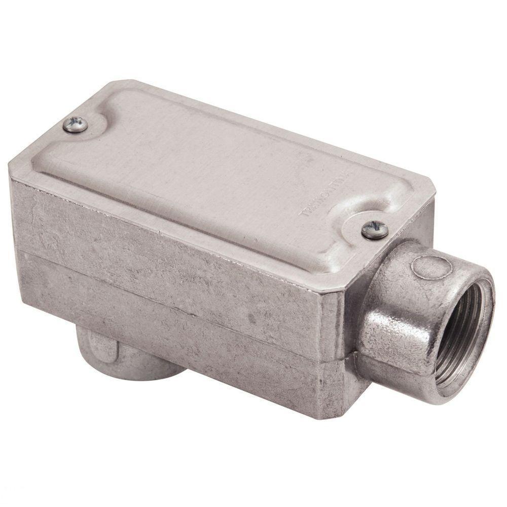 Condulete Fixo 1/2" Tipo "lb" - Com Tampa / Rosca Bsp / Sem Pintura Tramontina - 1