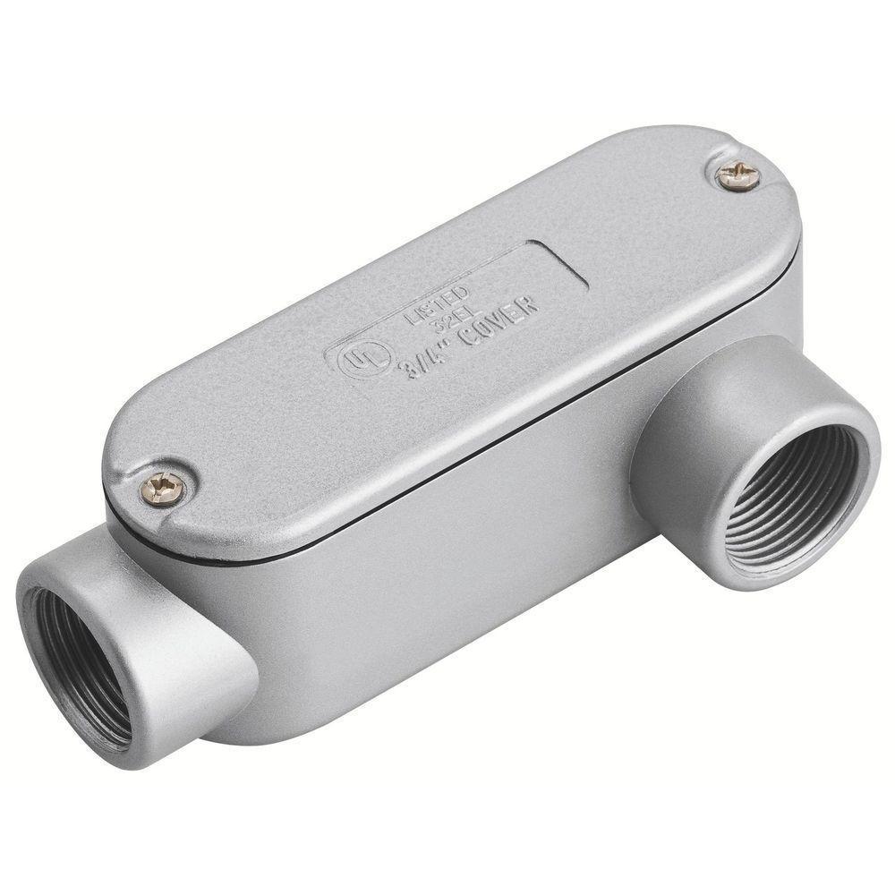 Condulete Fixo Ovalado 1" Tipo Ll Com Rosca E Tampa Com Pintura Eletrostática A Pó - 1