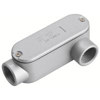 Condulete Fixo Ovalado 1" Tipo Ll Com Rosca E Tampa Com Pintura Eletrostática A Pó - 1