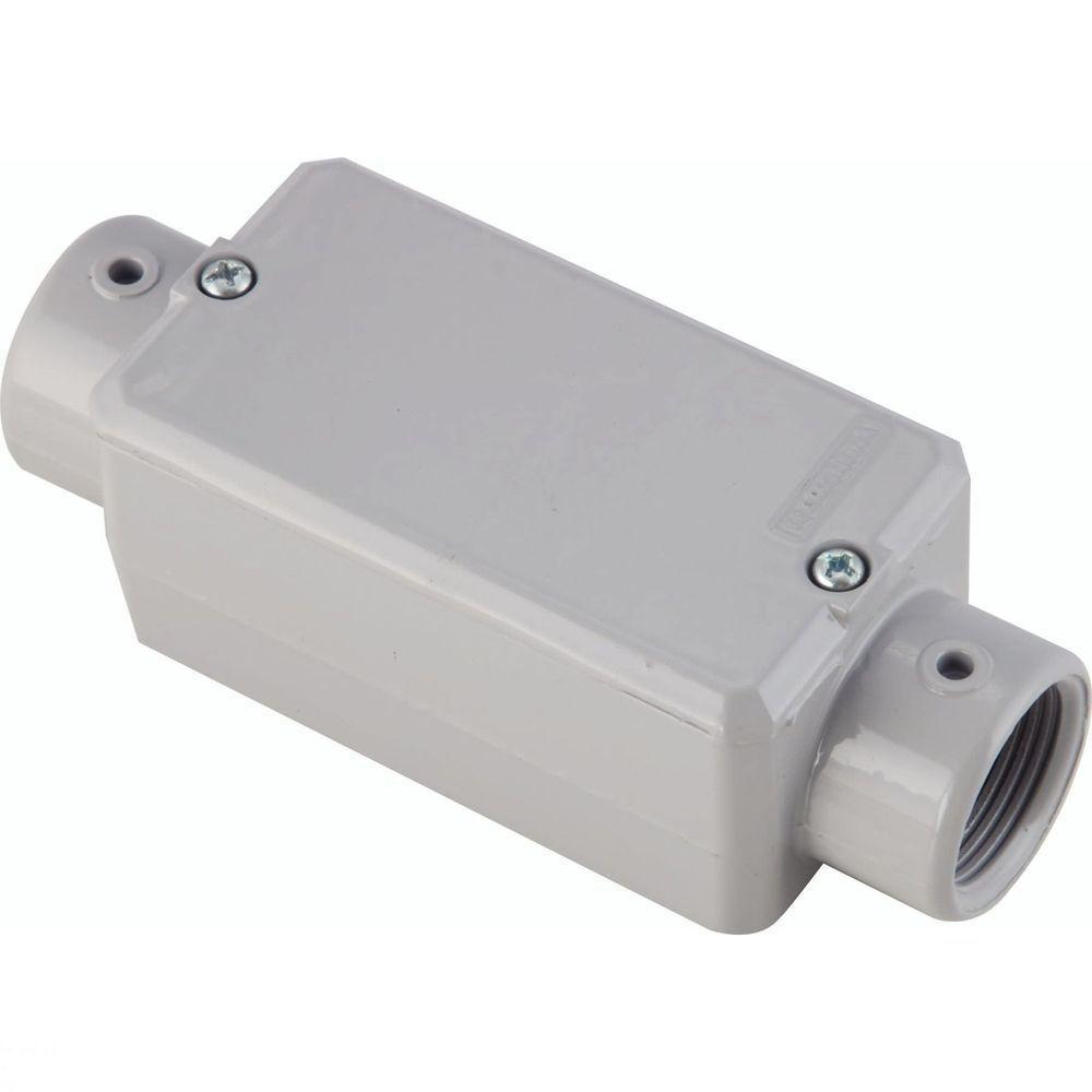 Condulete Fixo "c" 1.1/4" Com Tampa / Com Rosca / Com Pintura Tramontina - 1