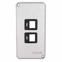 Tampa Para Condulete 1" Com 2 Postos Com Suporte Para Rj Tramontina - 1