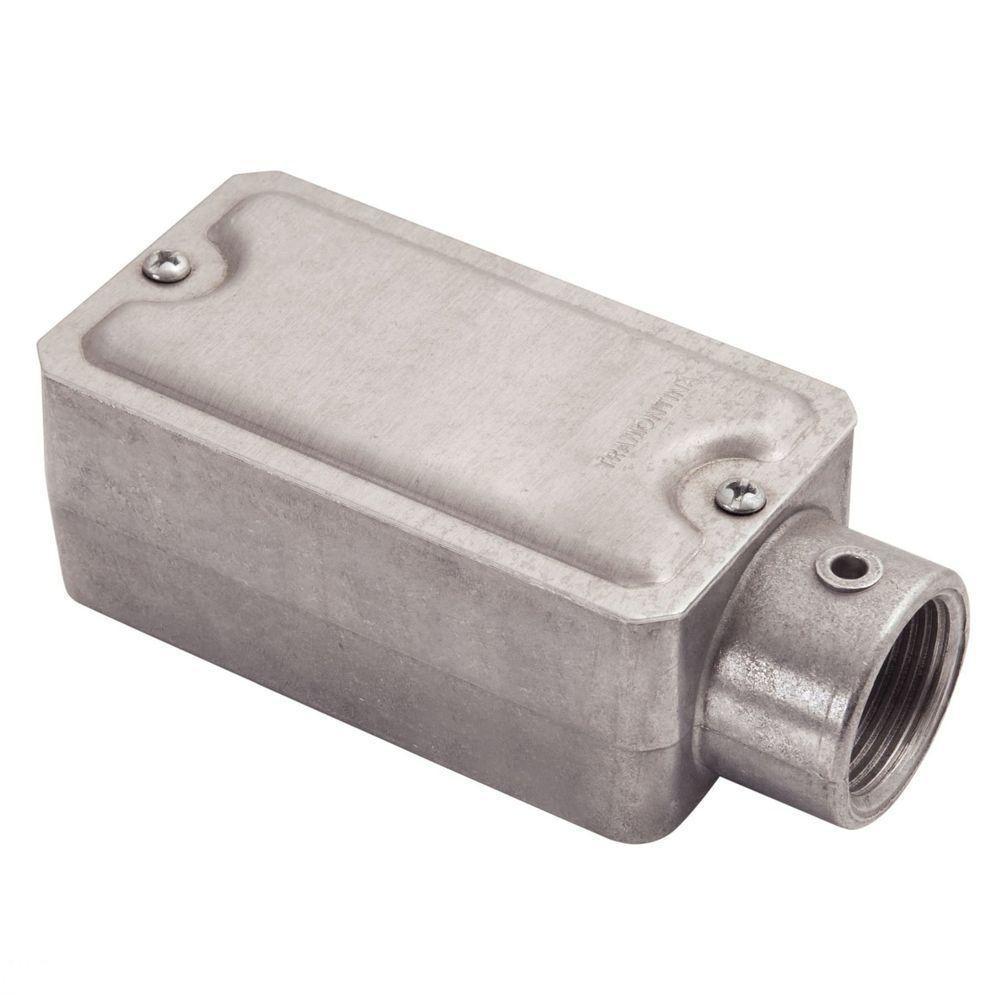 Condulete Fixo 1/2" Tipo "e" - Com Tampa / Rosca Bsp / Sem Pintura Tramontina - 1