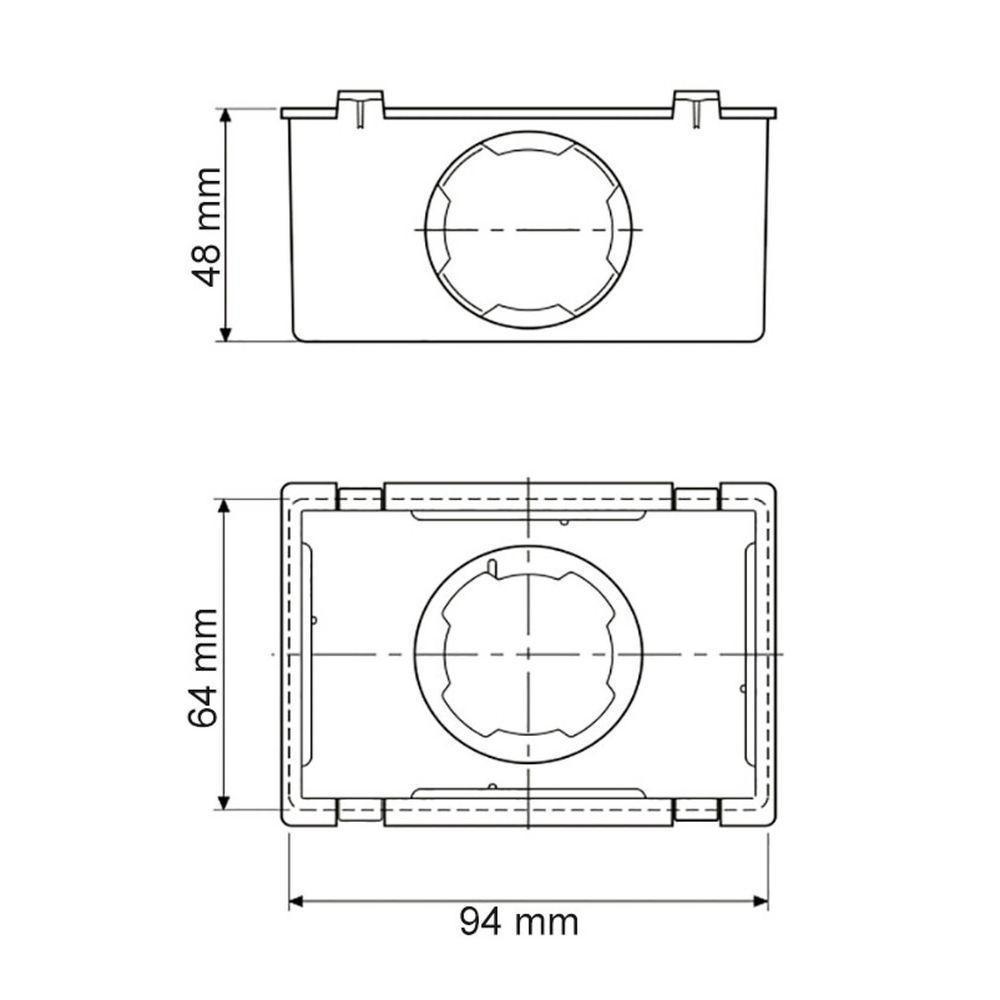 Condulete Plastibox X Bitolas 1/2", 3/4" E 1 Tramontina - 3