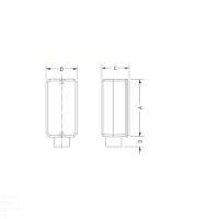 Condulete Fixo 3/4" Tipo "e" - Sem Tampa / Rosca Bsp / Sem Pintura Tramontina - 2