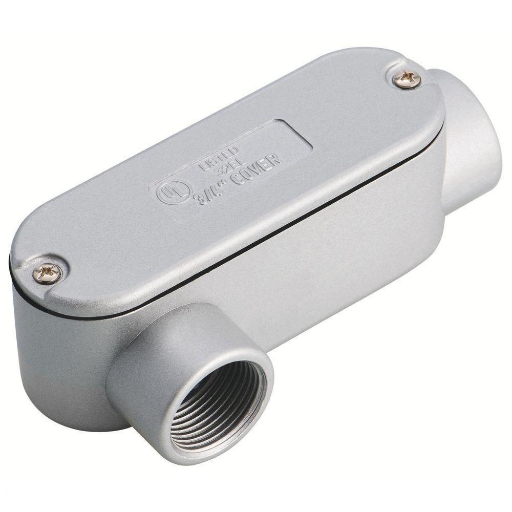 Condulete Fixo Ovalado 3/4" Tipo "lr" - Com Tampa / Rosca Bsp / Com Pintura Tramontina - 1