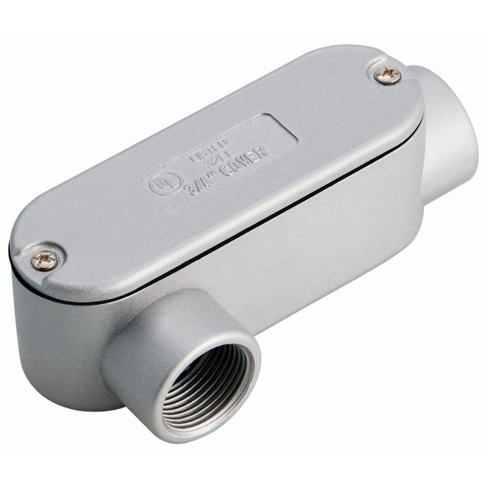 Condulete Fixo Ovalado 3/4" Tipo "lr" - Com Tampa / Rosca Bsp / Com Pintura Tramontina - 2