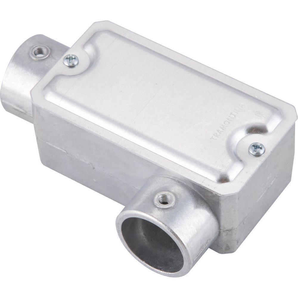 Condulete Fixo Tipo "ll" Tramontina 1" - Com Tampa - Sem Rosca - Sem Pintura Tramontina - 3