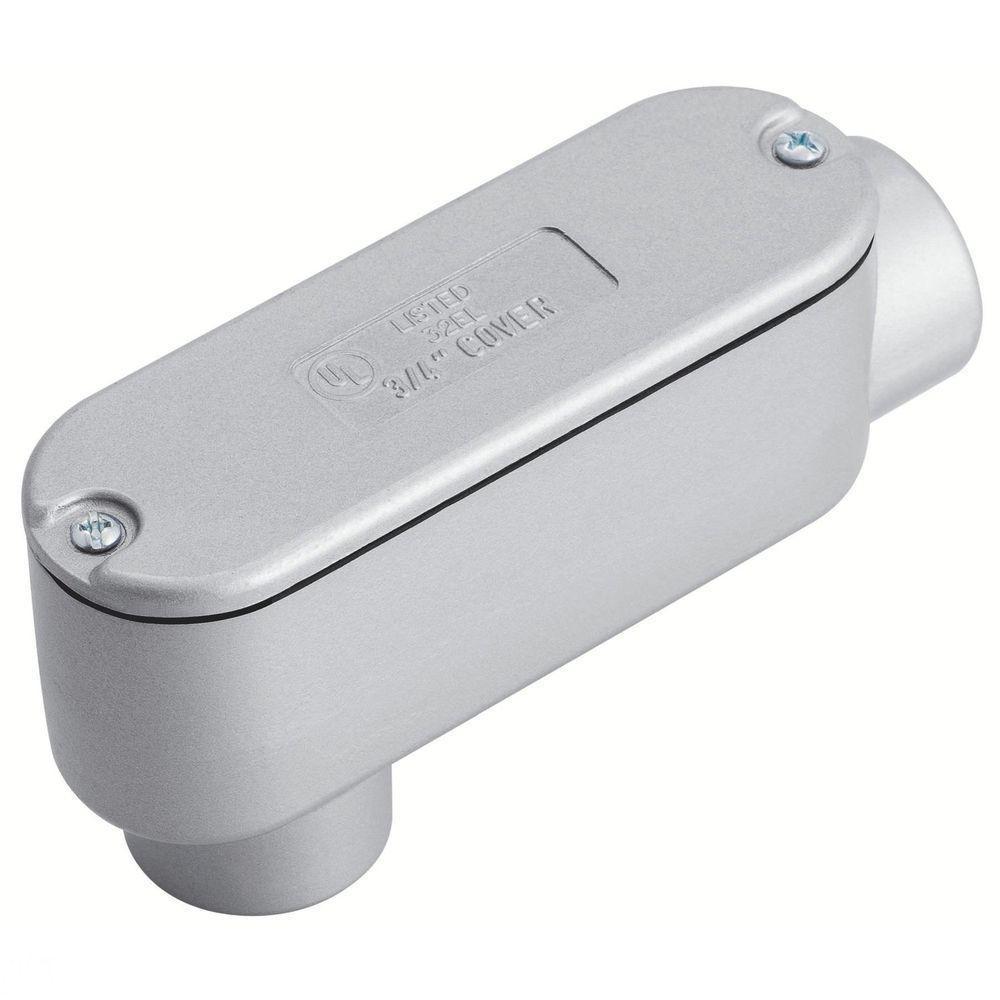 Condulete Fixo Ovalado 1/2" Tipo "lb" - Com Tampa / Rosca Bsp / Com Pintura Tramontina - 1