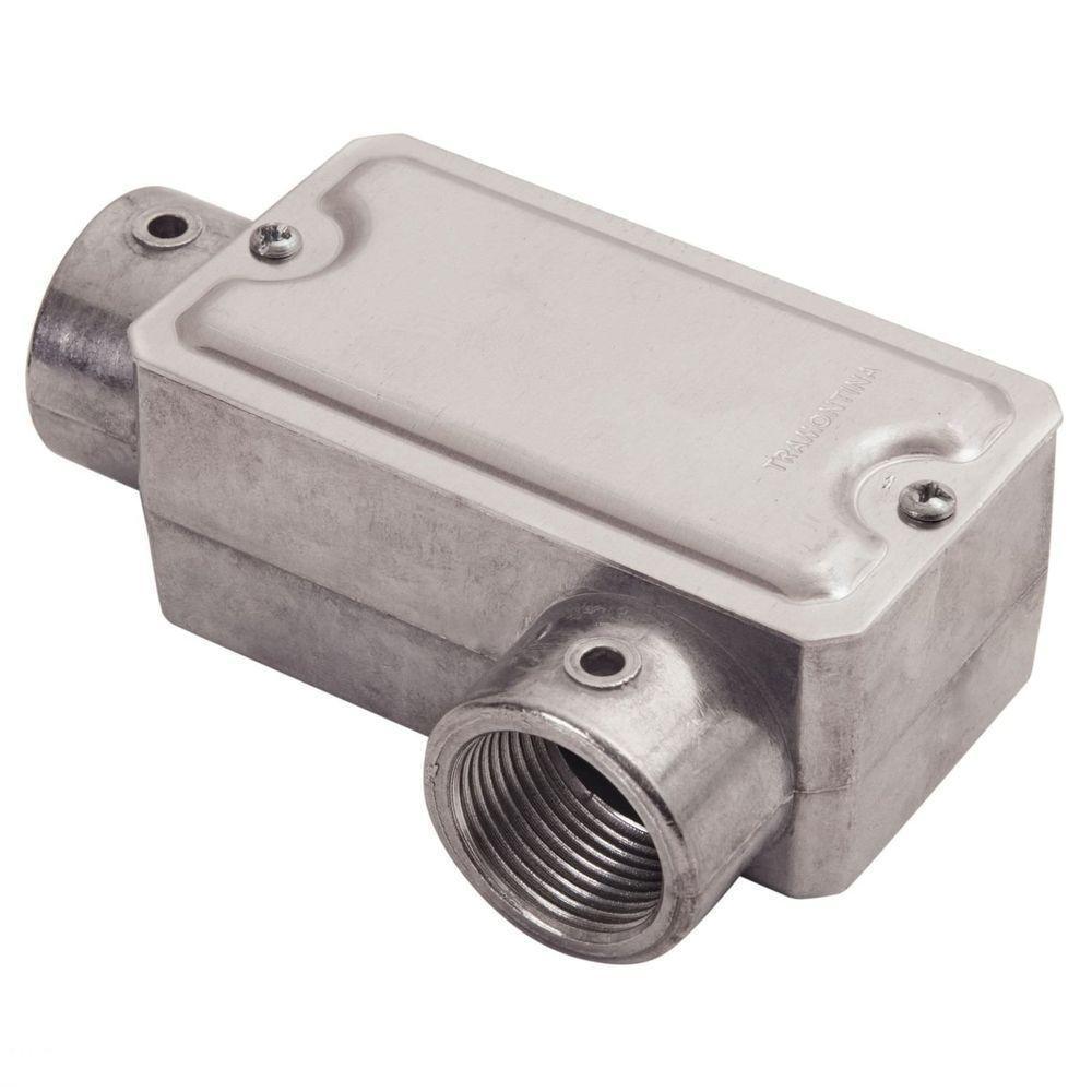 Condulete Fixo 3/4" Tipo "ll" - Com Tampa / Rosca Bsp / Sem Pintura Tramontina - 1