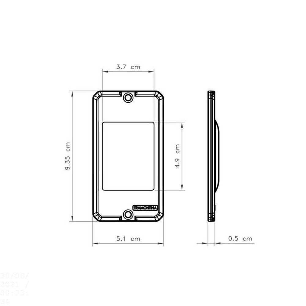 Tampa Para Condulete 1/2" E 3/4" Com 3 Postos Tramontina - 2