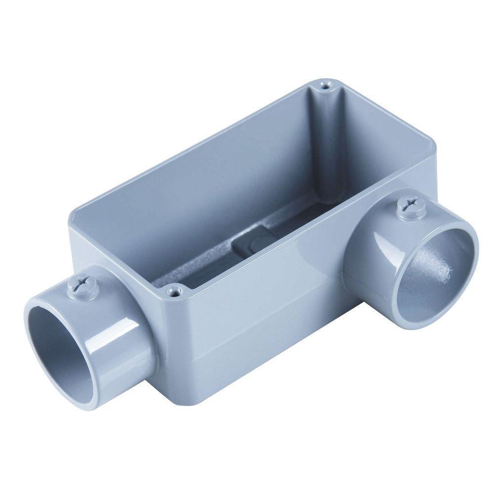 Condulete Fixo 1" Tipo "ll" - Sem Tampa / Rosca Bsp / Com Pintura Eletrostática A Pó Tramontina - 1