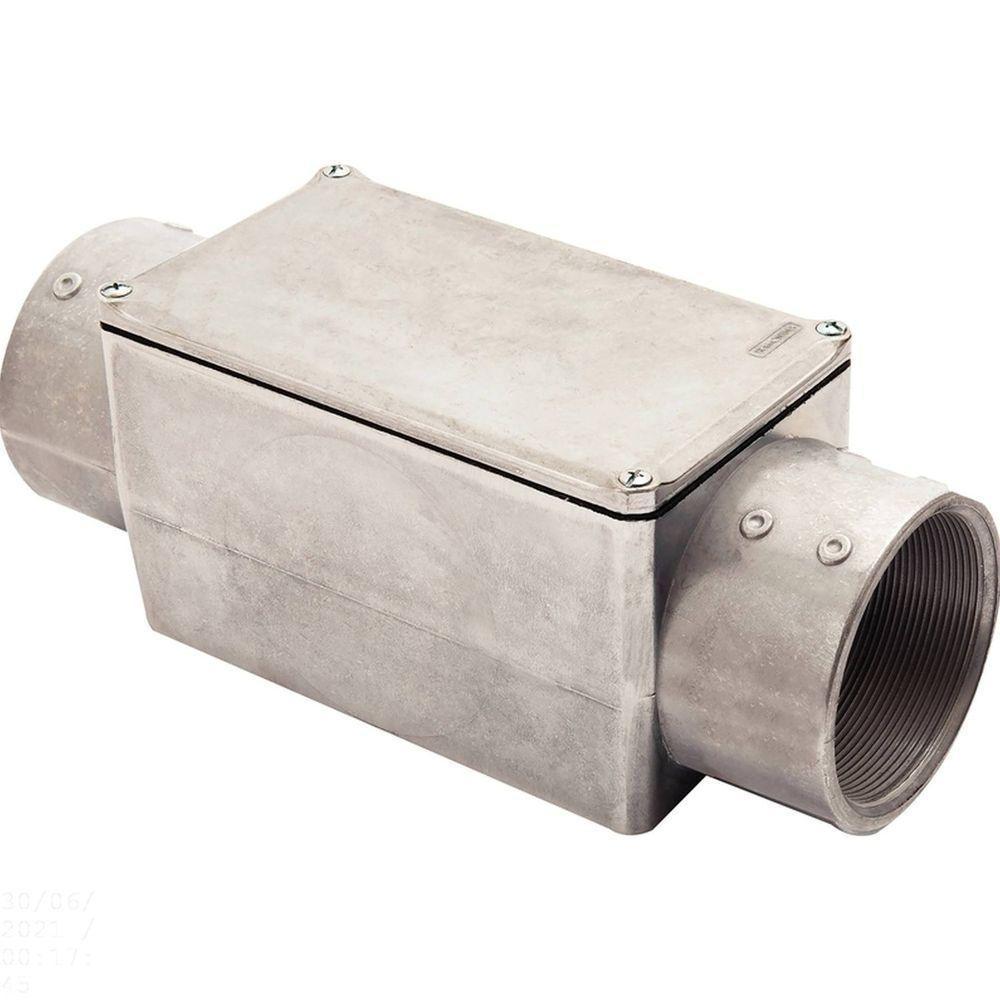 Condulete Fixo 3" Tipo "c" - Com Tampa / Rosca Bsp / Sem Pintura Tramontina - 1