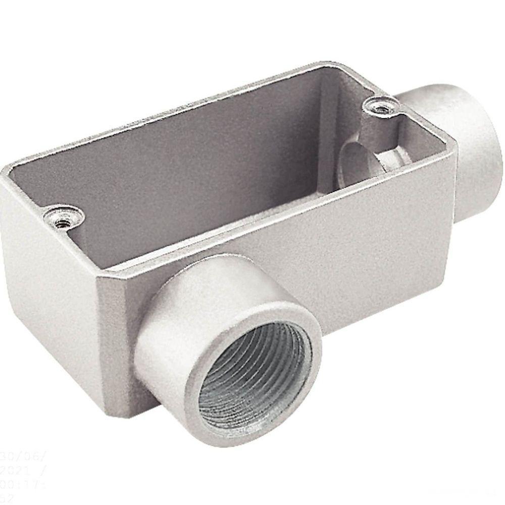 Condulete Fixo 1" Tipo "lr" - Sem Tampa / Sem Rosca / Com Pintura Eletrostática A Pó Tramontina - 1