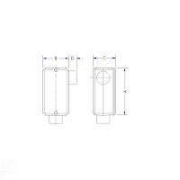 Condulete Fixo 1" Tipo "lr" - Sem Tampa / Sem Rosca / Com Pintura Eletrostática A Pó Tramontina - 2