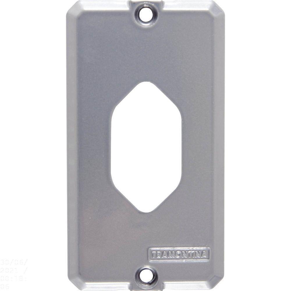 Tampa Para Condulete 1/2" E 3/4" 1 Posto Vertical Tramontina - 1