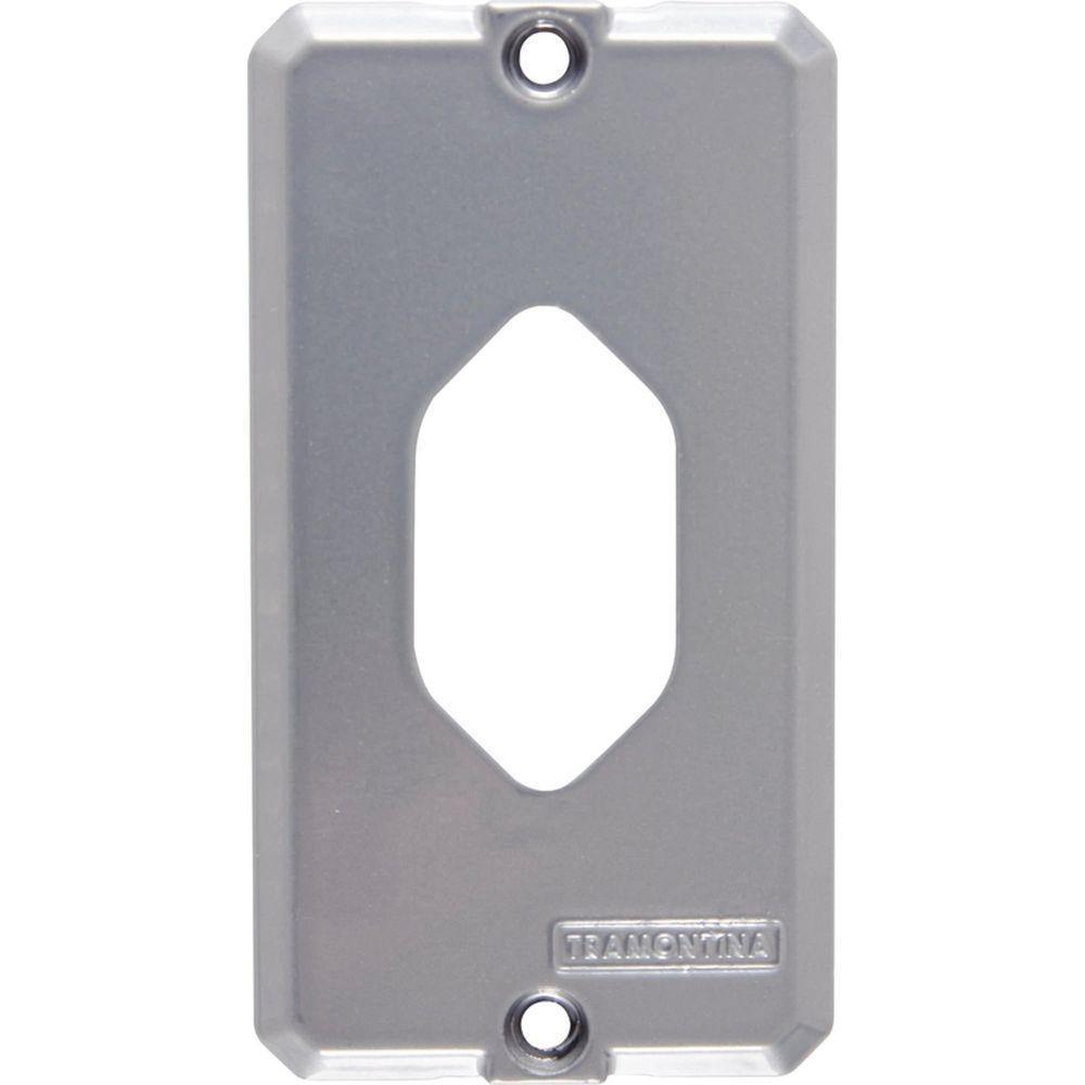 Tampa Para Condulete 1/2" E 3/4" 1 Posto Vertical Tramontina - 3