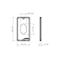 Tampa Para Condulete 1/2" E 3/4" 1 Posto Vertical Tramontina