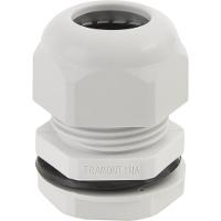 Conector Prensa-Cabo 1/2" Tramontina Em Termoplástico Cinza - 1