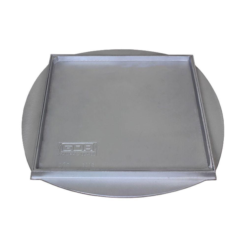 Tampa Tampão De Chão Simples Rebaixado Aro Circular 50X50Cm - 1