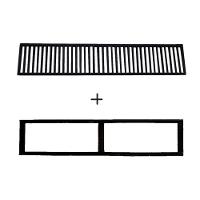 Ralo Grelha E Caixilho De Ferro Fundido Esgoto 10x50cm - 3
