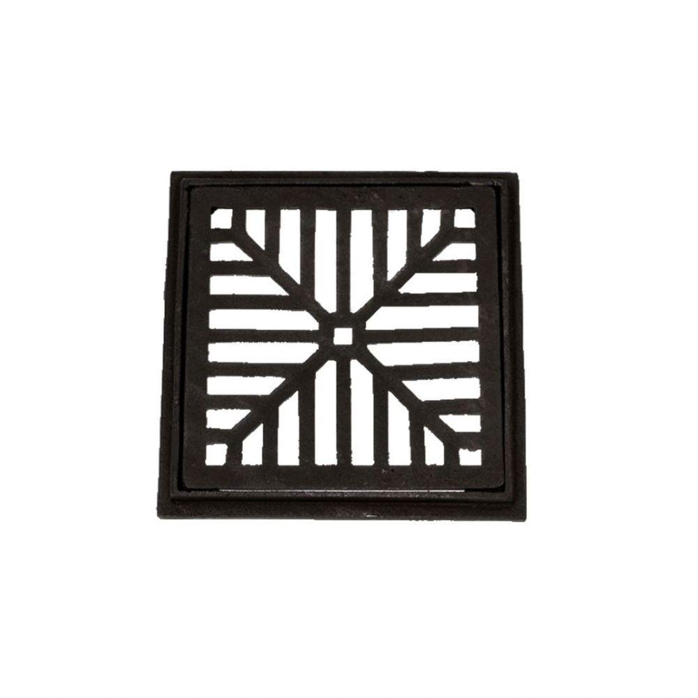 Ralo Com Caixilho De Ferro Fundido Captação Esgoto 50x50cm - 1