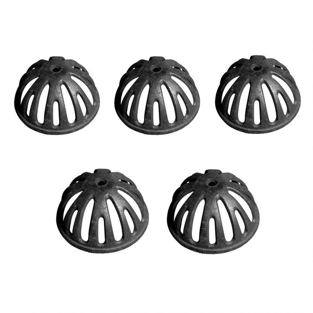 Kit 5 Ralos Semi Esférico Tipo Abacaxi 100Mm Diâmetro 4 Pol. - 1