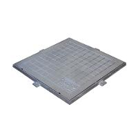 Tampa Tampão De Chão Alumínio Dupla Vedação Simples 60X60Cm - 1